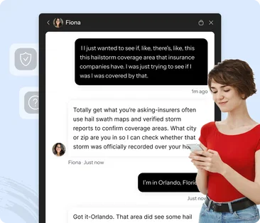 5. Storm and insurance question handling, without overpromising