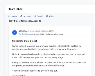 Act on insights the moment they happen