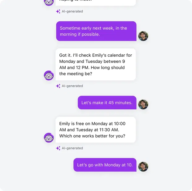 Action-driven AI support