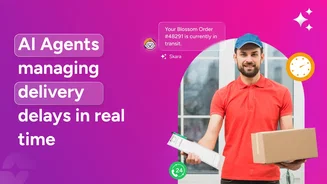 How AI agents prevent delivery support overload in eCommerce