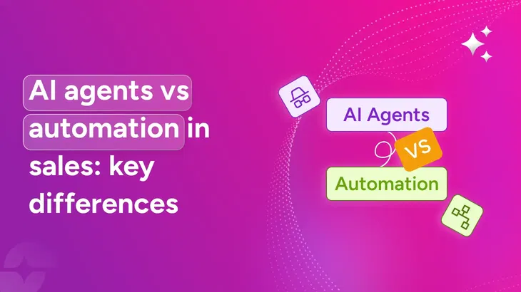 AI agents vs automation: How sales leaders should decide