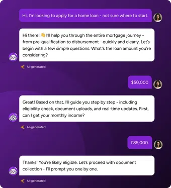 Transform the<br/> Mortgage journey with AI Agents 