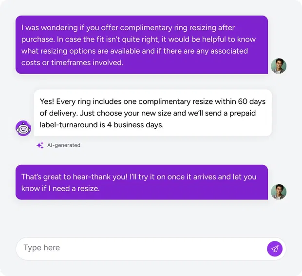 Always-on support that sounds just like you Always-on support that sounds just like you