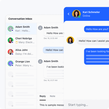 Engage website visitors in real-time