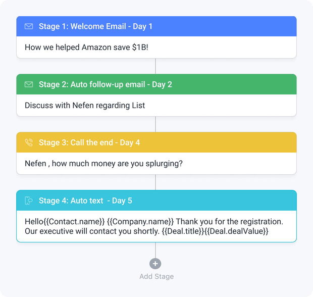 Automate follow-ups with a personal touch! Automate follow-ups with a personal touch!