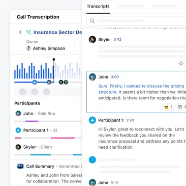From sales call to claim - Let AI assist