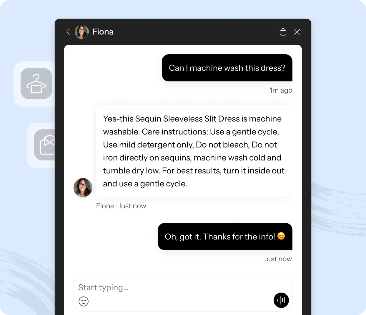 5. Automated support with clean human handoff