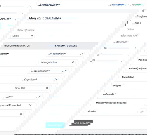 CONNECT SALESMATE AND HUBSPOT