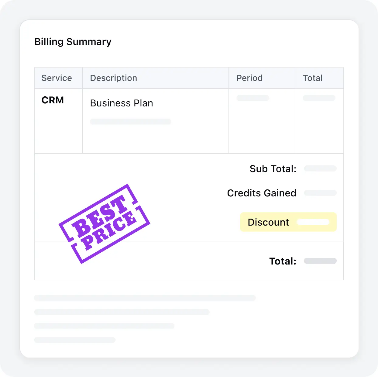 Bill payments
