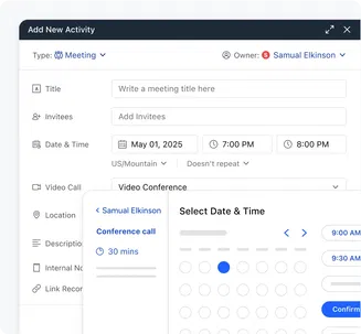 Book meetings faster