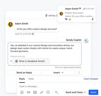 Boost efficiency with AI-Powered support