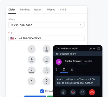 Call seamlessly without integrating with phone systems