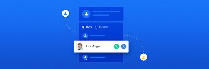 Transfer calls within Salesmate and seamlessly collaborate with your sales team