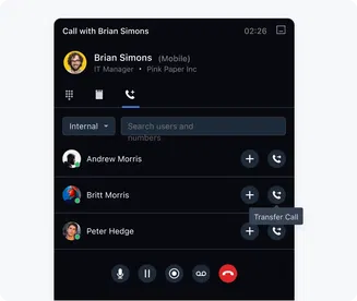 Call transfer Call transfer