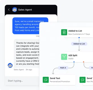 Capture leads automatically while you sip coffee!