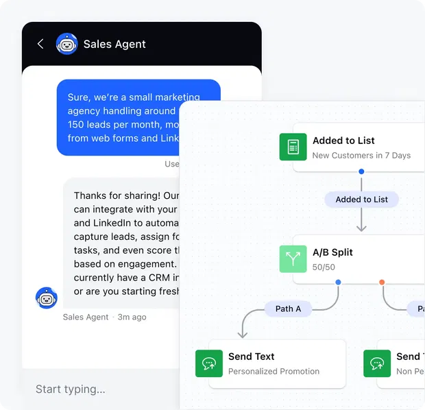 Capture leads automatically while you sip coffee!