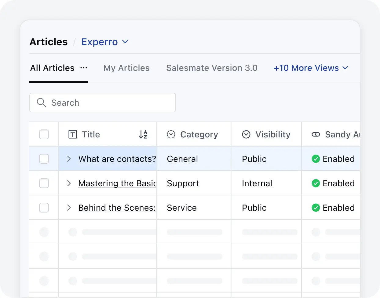Centralized content management