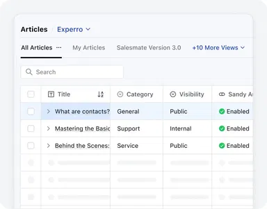 Centralized content management