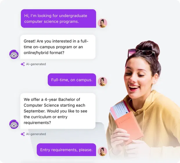 Conversational enrollment & onboarding Conversational enrollment & onboarding
