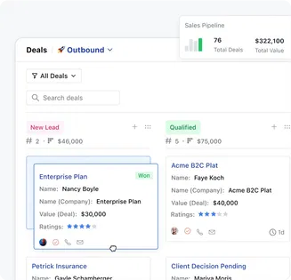 Create and manage deals in a blink!
