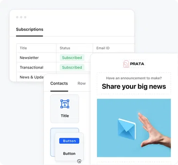 Create campaigns in minutes, build relationships for life!