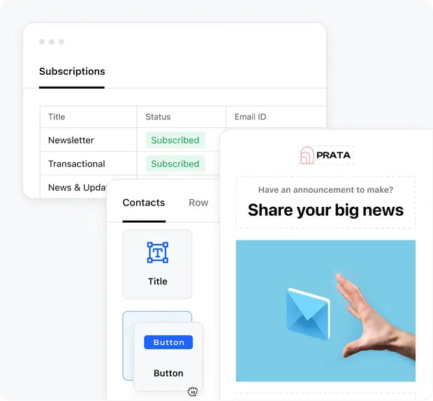 Create campaigns in minutes, build relationships for life! Create campaigns in minutes, build relationships for life!