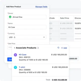 Create custom products