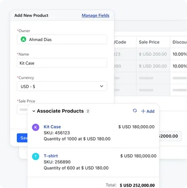 Create custom products