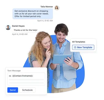 Create powerful text campaigns with SMS CRM