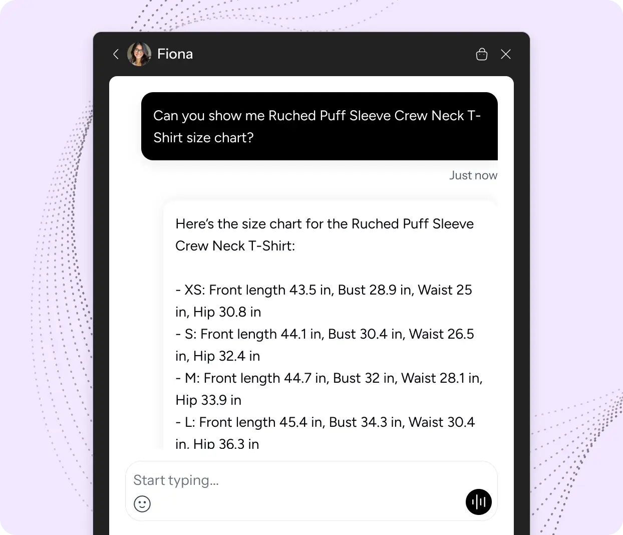 2. Decide: Smart size & fit guidance