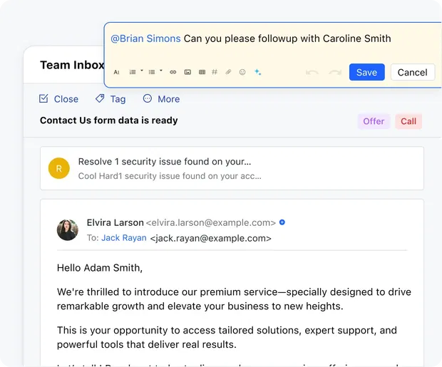 Deliver exceptional support as a team