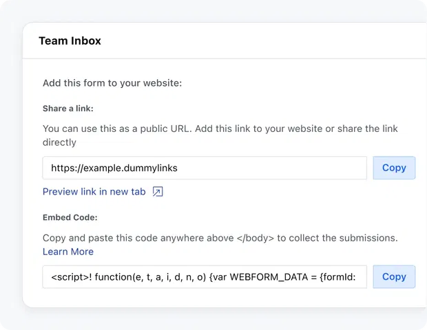 Easily share and embed on your website Easily share and embed on your website