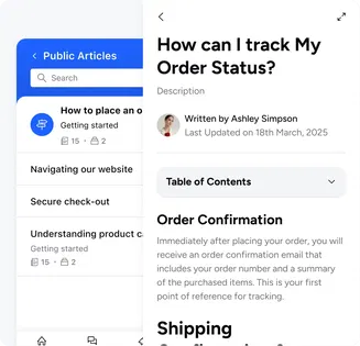Empower customers to find answers