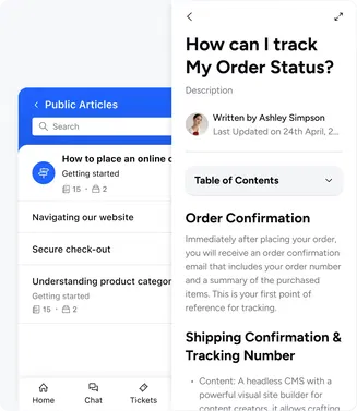Empower customers to find answers with a self-service portal