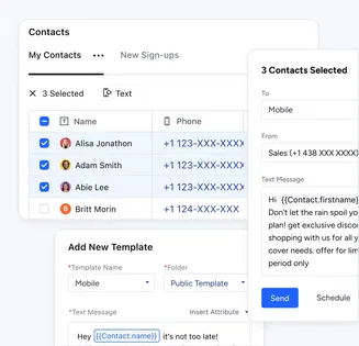 Engage leads with real-time messaging Engage leads with real-time messaging