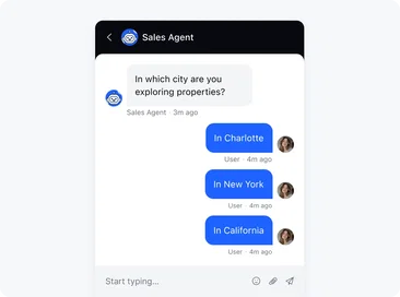 Engage & qualify with website visitors in real-time