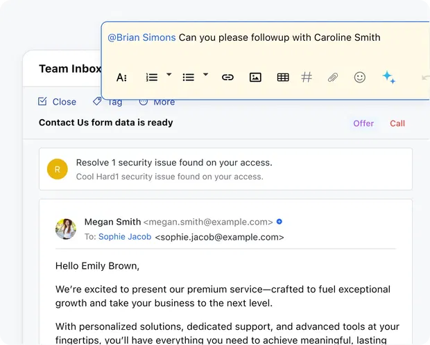 Enhance team collaboration and close deals faster Enhance team collaboration and close deals faster
