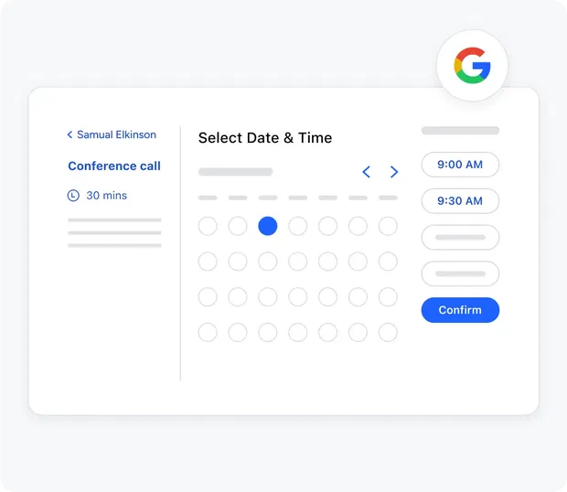 Enjoy easy meeting scheduling