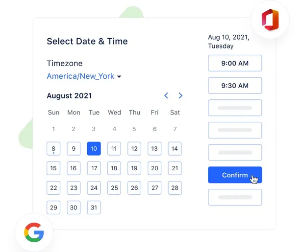 Schedule meetings in an instant Schedule meetings in an instant