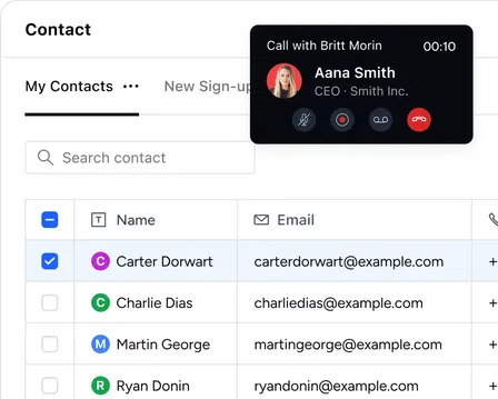AI-powered built-in calling AI-powered built-in calling