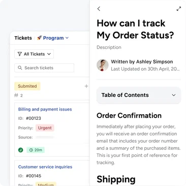 Empower customers with self-service and transparency