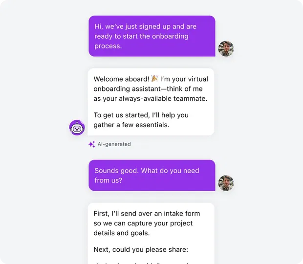 Frictionless onboarding