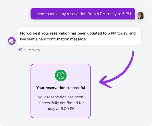 Flexible, omnichannel bookings Flexible, omnichannel bookings