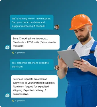 Unlock a competitive edge with conversational AI in Manufacturing  
