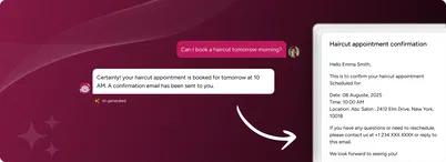 Instant and intelligent  booking experience