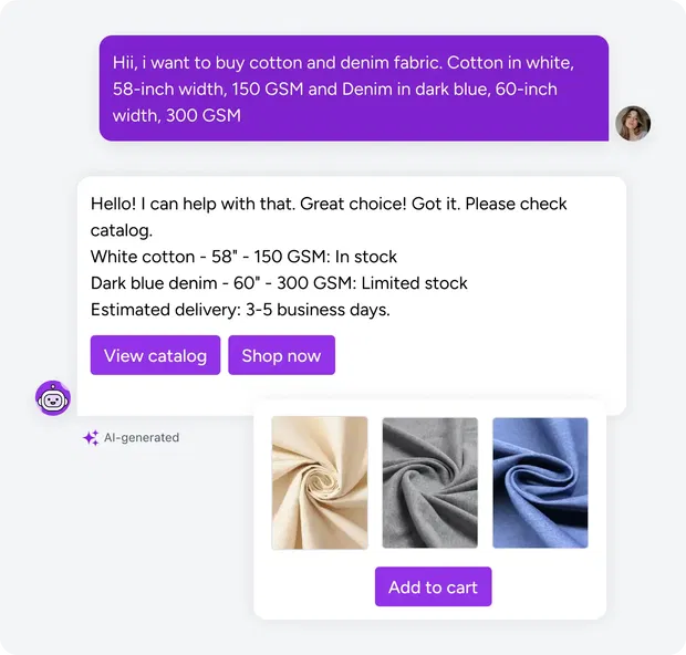 Conversational product exploration Conversational product exploration