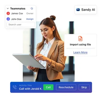 AI-powered CRM for high-growth SaaS teams