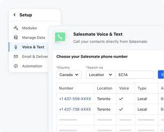 Get Canada phone numbers of different cities & area code