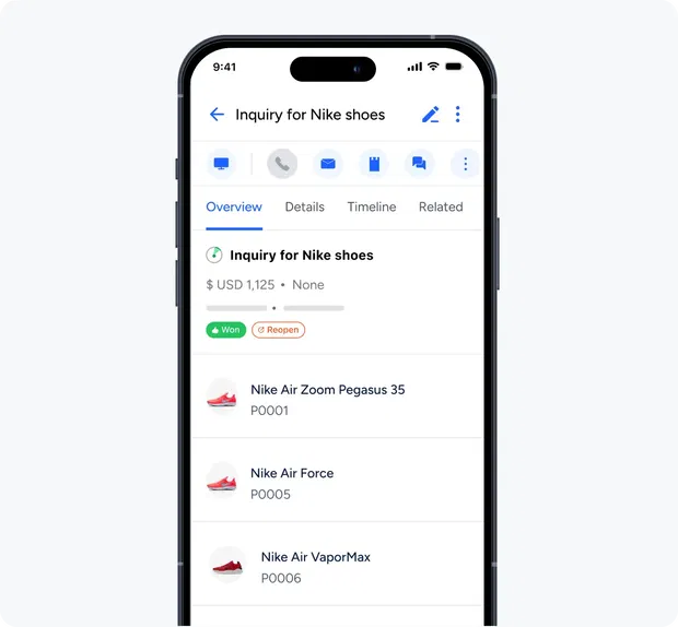 Get every product detail right in your palms
