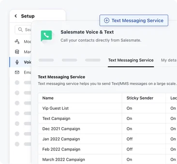 Get highest open rates with built-in text messaging
